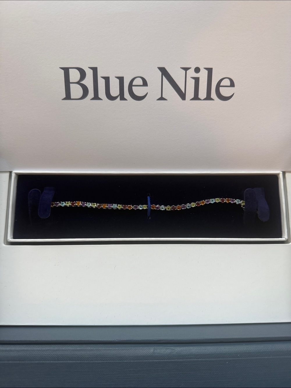 Blue Nile Multicolor Gemstone Tennis Bracelet
